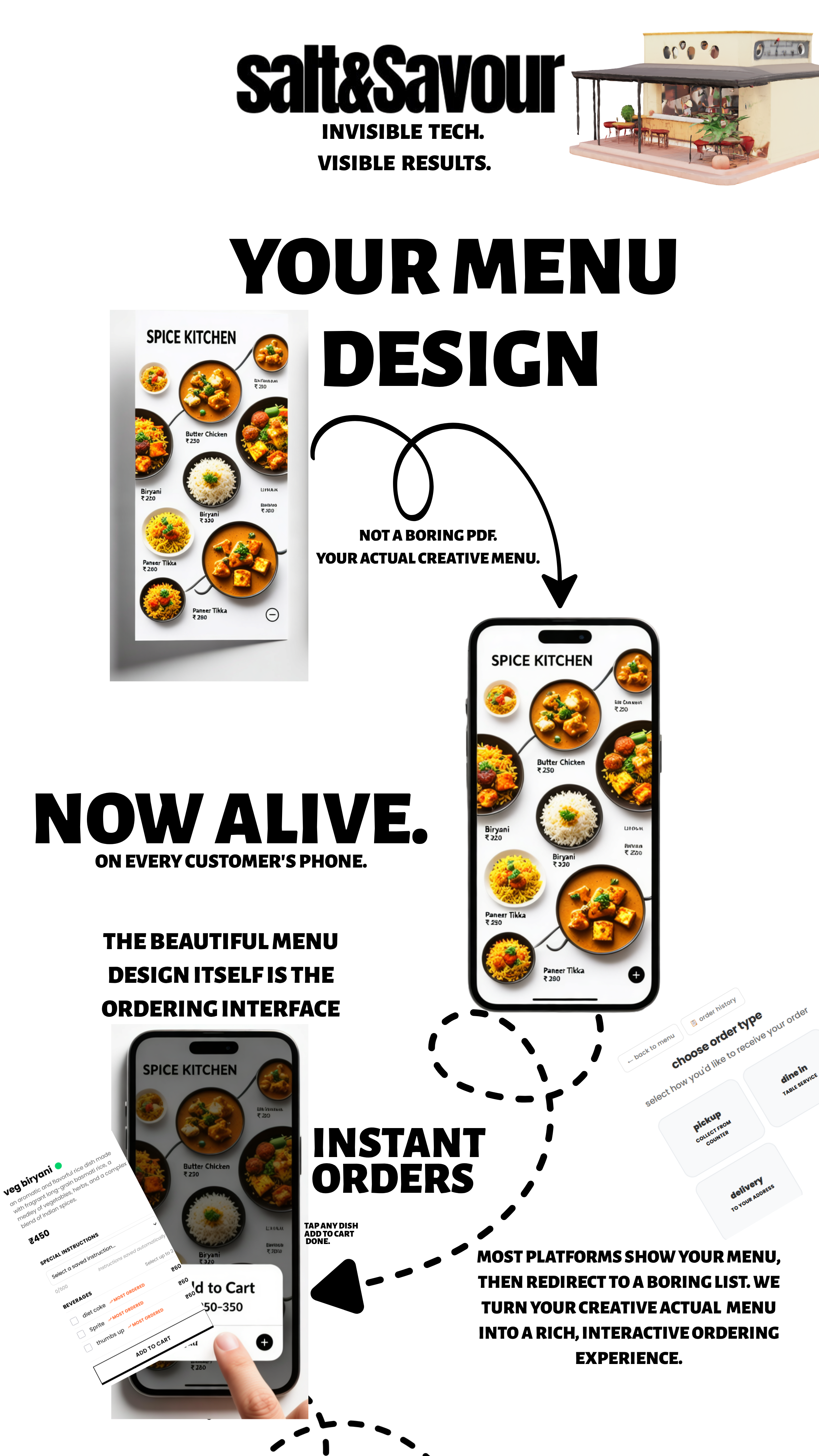 salt&Savour - Your Menu Design Now Alive